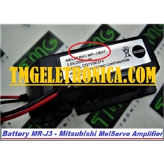 MR-J3BAT - Bateria MRJ3-BAT, MELSERVO Mitsubishi M70 3.6V, Battery Back-up, Machine CNC, IHM, CPU, Robotic Arms - Com Caixa Plástica - MR-J3BAT - BATT. 3.6V Mitsubishi MELSERVO PLC/ Origem japan